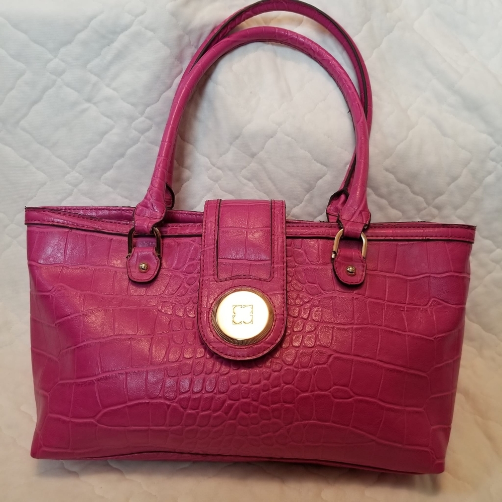 Liz Claiborne Pink Leather Bag